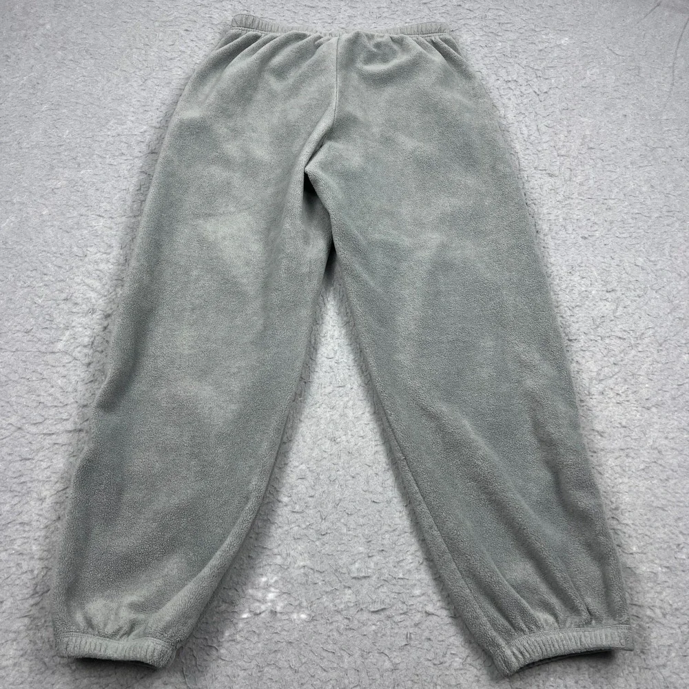 VTG Nike Baggy Sweatpants Men's XL Gray‎ Tag Heavy Fleece Ankle Zip Joggers Y2K